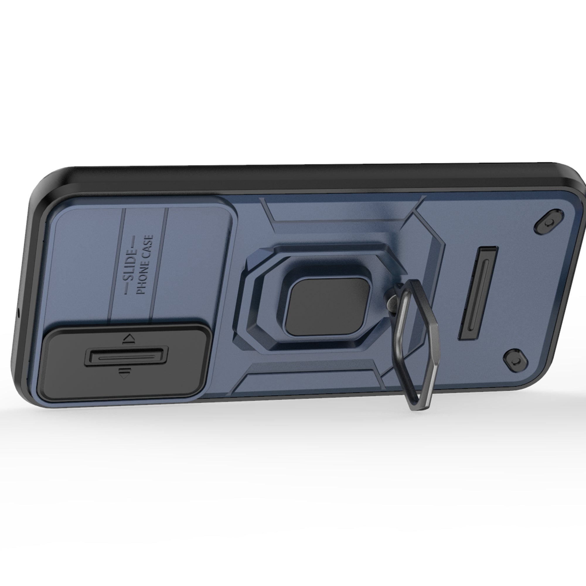 For Samsung Galaxy A25 5G (Global) (161.0 x 76.5 x 8.3mm) Camera Protection Fall-proof Case PC+TPU Phone Cover - Blue For Samsung Galaxy A25 5G (Global) (161.0 x 76.5 x 8.3mm) Camera Protection Fall-proof Case PC+TPU Phone Cover - Blue